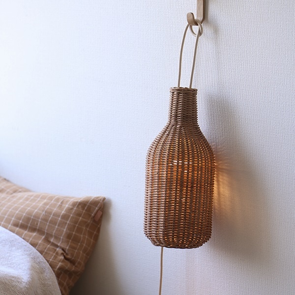 【国内在庫あり】 ferm LIVING (ファームリビング) Braided Lampshade (ブレイデッド ランプシェード) Bottle コンセント仕様 北欧/インテリア/照明/ペンダント/子供部屋/日本正規代理店品