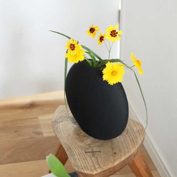 Cooee Design (クーイーデザイン) Pastille Vase (パスティールベース) 20cm ホワイト/サンド/グレー/ブラック 北欧/インテリア/花瓶/日本正規代理店品