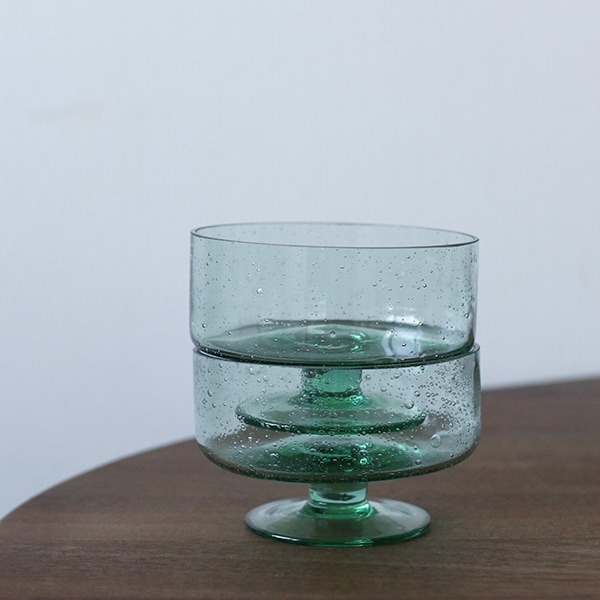 【国内在庫あり】ferm LIVING (ファームリビング) Oli Dessert Cup (オリ デザートカップ) アンバー/リサイクルクリア 北欧/食器/ガラス/日本正規代理店