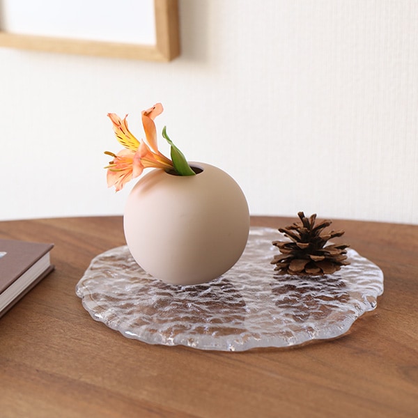 【国内在庫あり】ferm LIVING (ファームリビング) Momento Glass Stone (モメントグラスストーン) 2個セット L 北欧/インテリア/ガラス/キャンドルスタンド/日本正規代理店品